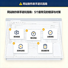 四平建站-网站制作新手避坑指南：5个最常见的错误与对策