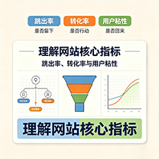 四平建站-理解网站核心指标:跳出率、转化率与用户粘性